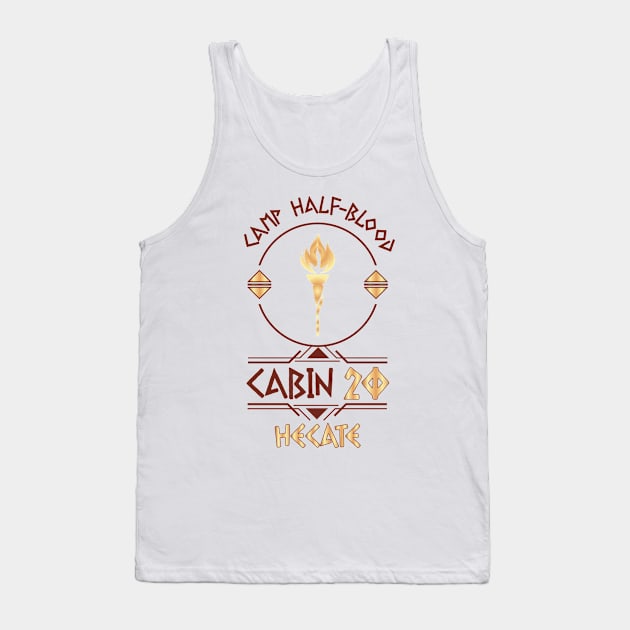 Cabin #20 in Camp Half Blood, Child of Hecate – Percy Jackson inspired design Tank Top by NxtArt